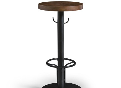 Bar Table Round Bar Table Modern Wood Brown Furniture new luxury design